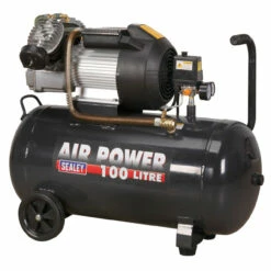 Sealey SAC10030VE V-Twin Direct Drive Compressor 100L