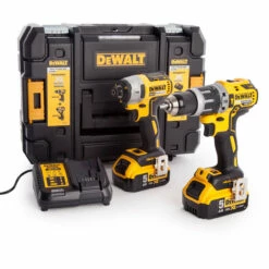 Dewalt DCK266P2T 18V XR Combi Drill & Impact Driver Twin Pack (2 X 5.0Ah Batteries) In TSTAK Box