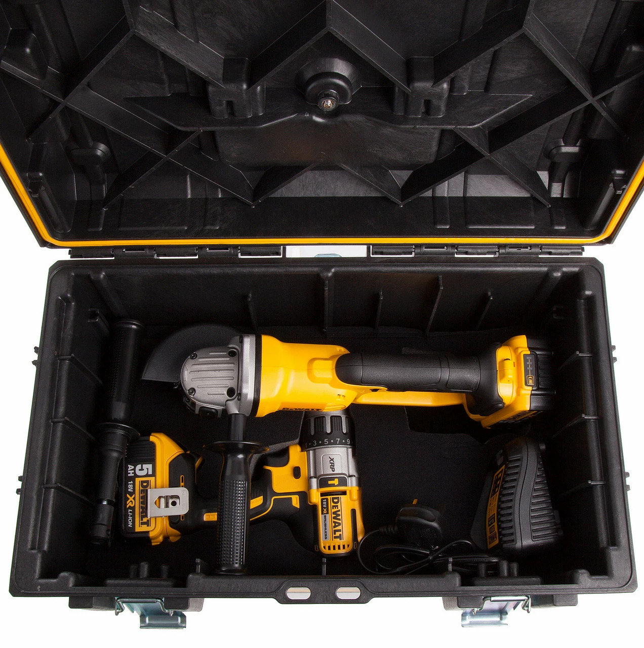 Dewalt DCK278P2 18V Combi Drill & Angle Grinder (2 X 5.0Ah Batteries) - Image 7