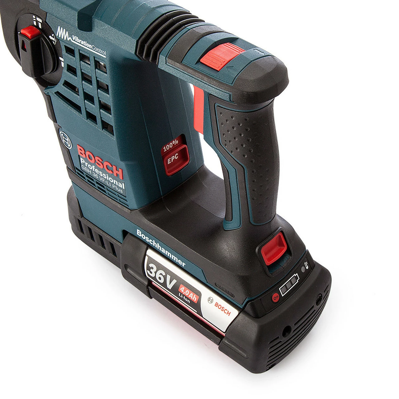 Bosch GBH36VF-LI Plus SDS Plus Hammer Drill (3 X 4.0Ah Batteries) - Image 3