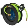 Sealey SA841HV Retractable Air Hose Metal Reel 15m 10mm ID High Visibility TPR Hose