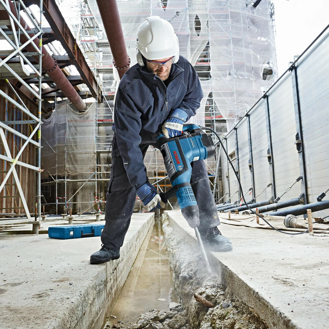 Bosch GBH 12-52 DV SDS Max Vibration Control Rotary Hammer (110V) - Image 5