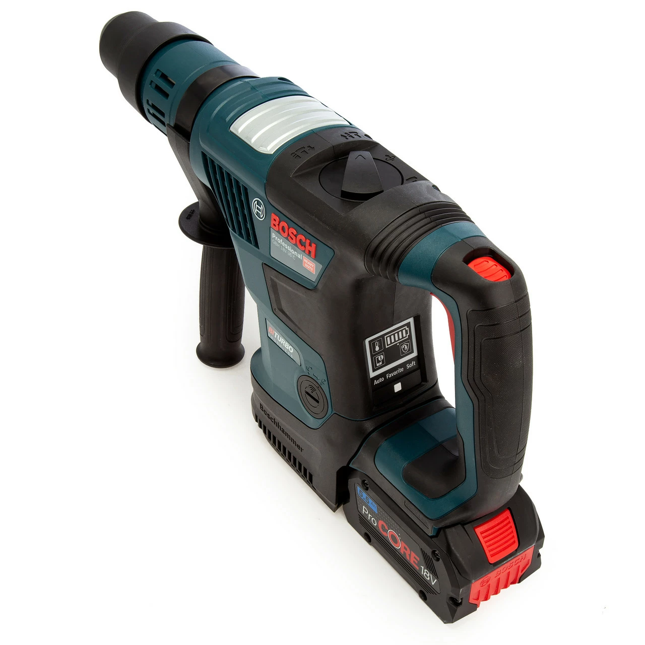 Bosch GBH 18V-36 C BiTURBO Brushless SDS Max Rotary Hammer (2 X 5.5Ah Batteries) - Image 3