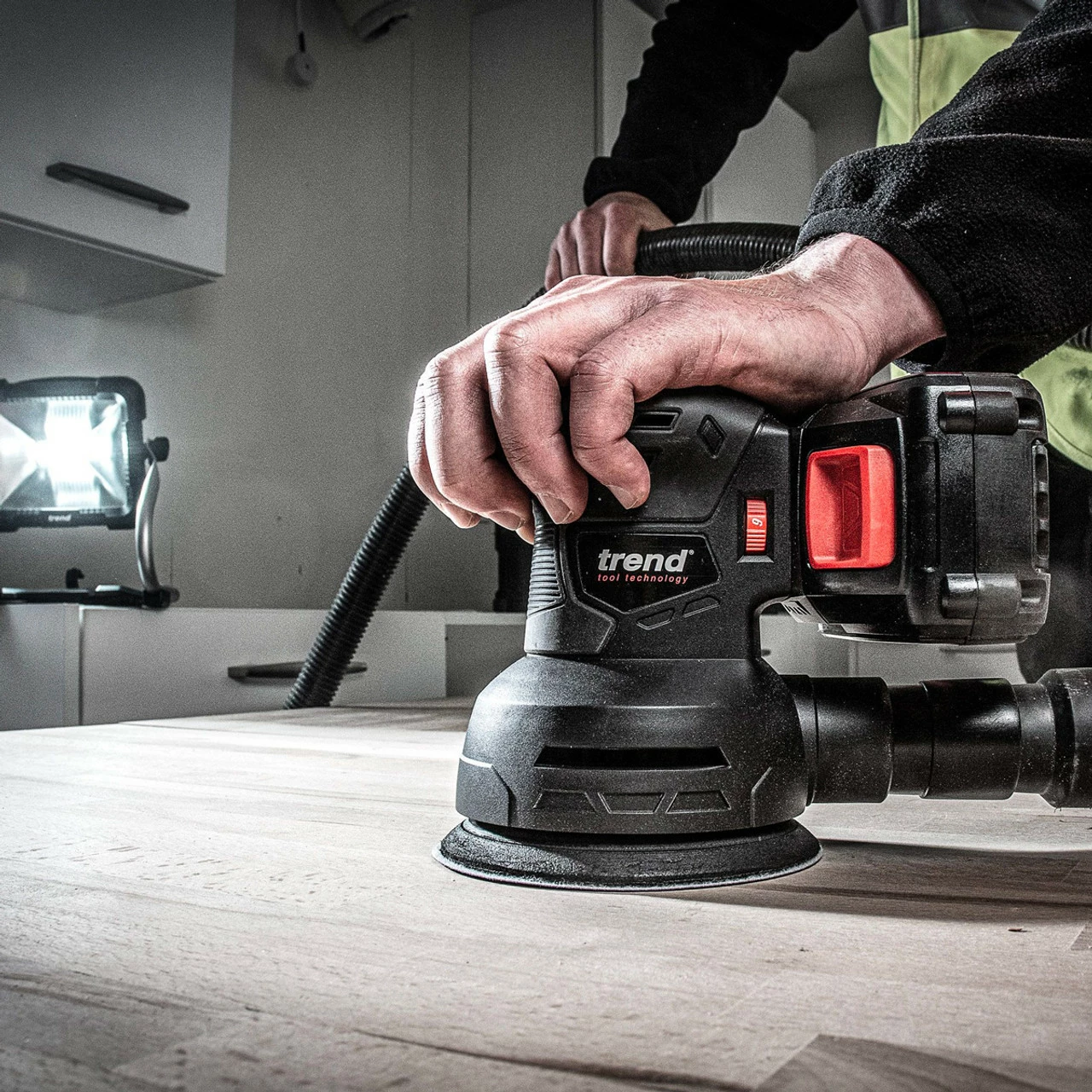 Trend T18S/ROS125B 18V 5 Inch/125mm Brushless Random Orbital Sander (Body Only) - Image 9