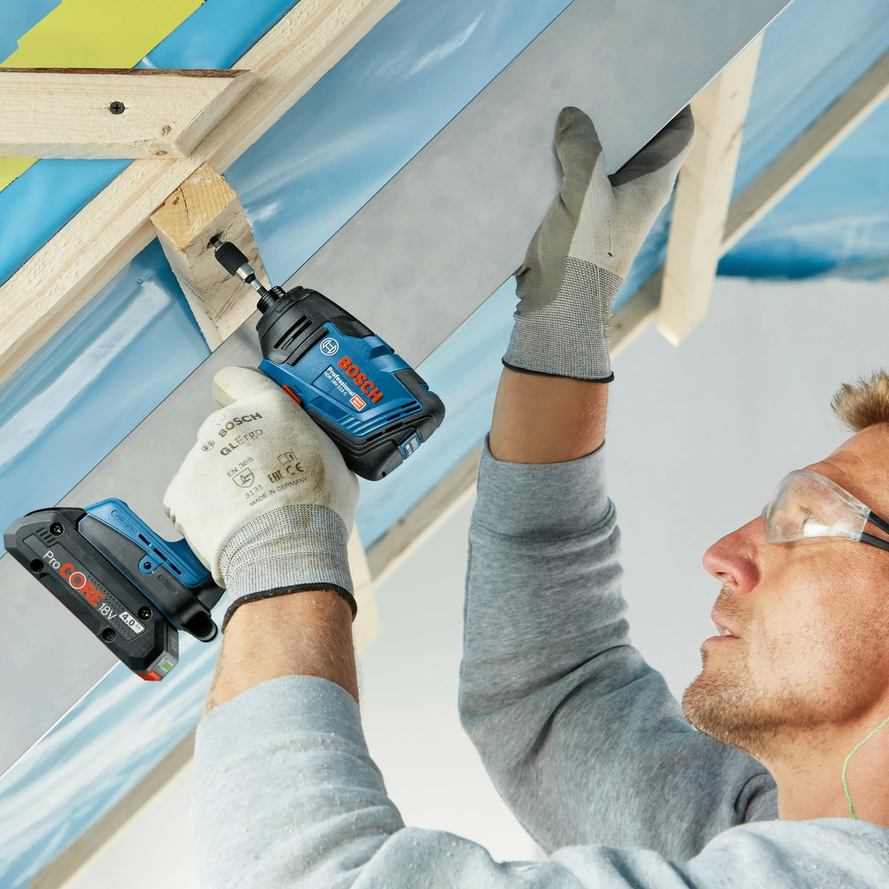 Bosch GDR 18V-210 C Professional Brushless Impact Driver (Body Only) In L-Boxx - Image 3