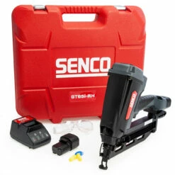 Senco GT65I-RH 9VS7001N Cordless Gas Angled Finish Nailer 16Ga (2 X 2.5Ah Batteries)