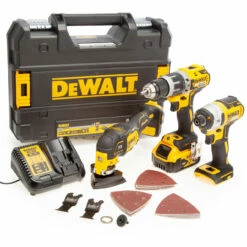 Dewalt 18V XR DCD796P1, DCF887N, DCS355N Triple Pack (1 X 5.0Ah Battery) In TSAK Box