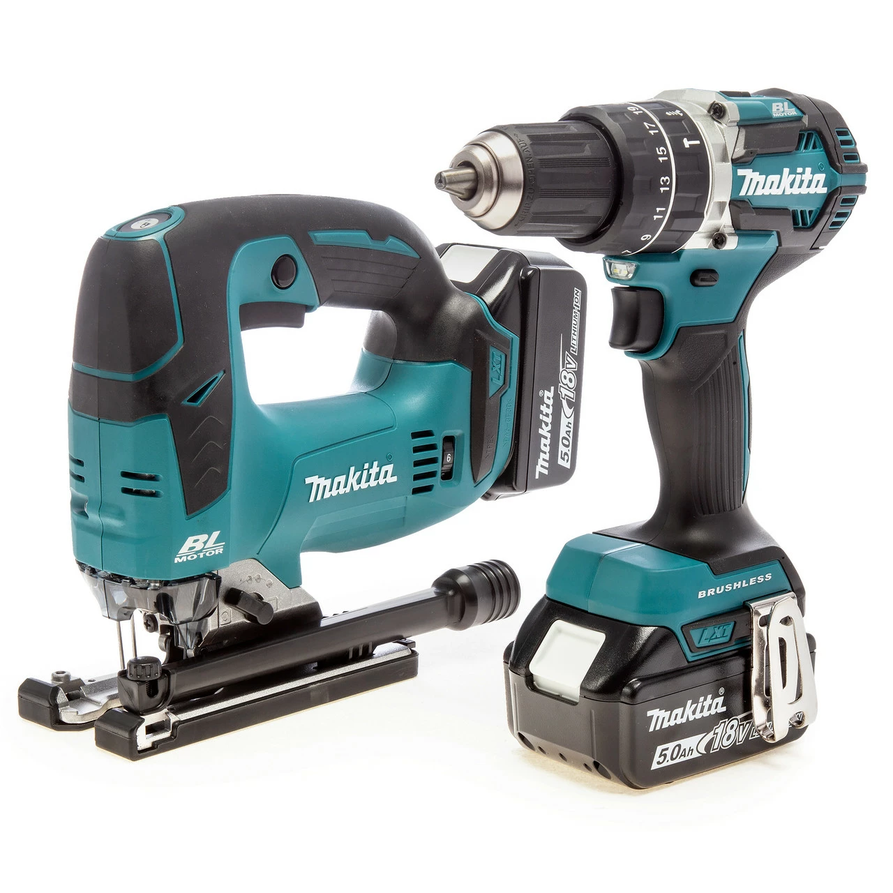 Makita DLX2202TJ1 50th Anniversary 18V LXT Brushless Combo Kit (2 X 5.0Ah Batteries) In MakPac Case - Image 3