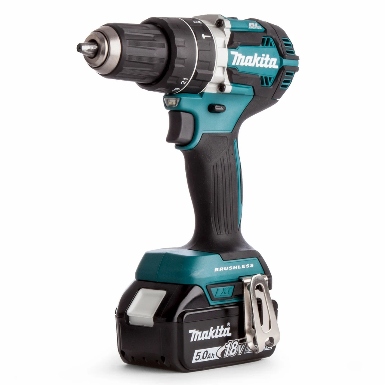 Makita DLX2202TJ1 50th Anniversary 18V LXT Brushless Combo Kit (2 X 5.0Ah Batteries) In MakPac Case - Image 2