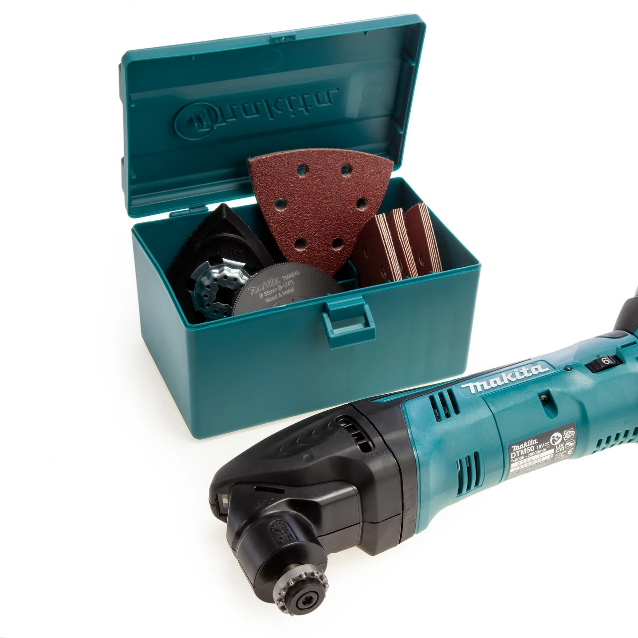 Makita DTM50RT1J1 18V LXT Multi Tool (1 X 5.0Ah Battery) With 22 Accessories - Image 4