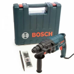 Bosch GBH220D SDS+ Rotary Hammer 2kg In Case With 1 Chisel + 3 Drills (240V)