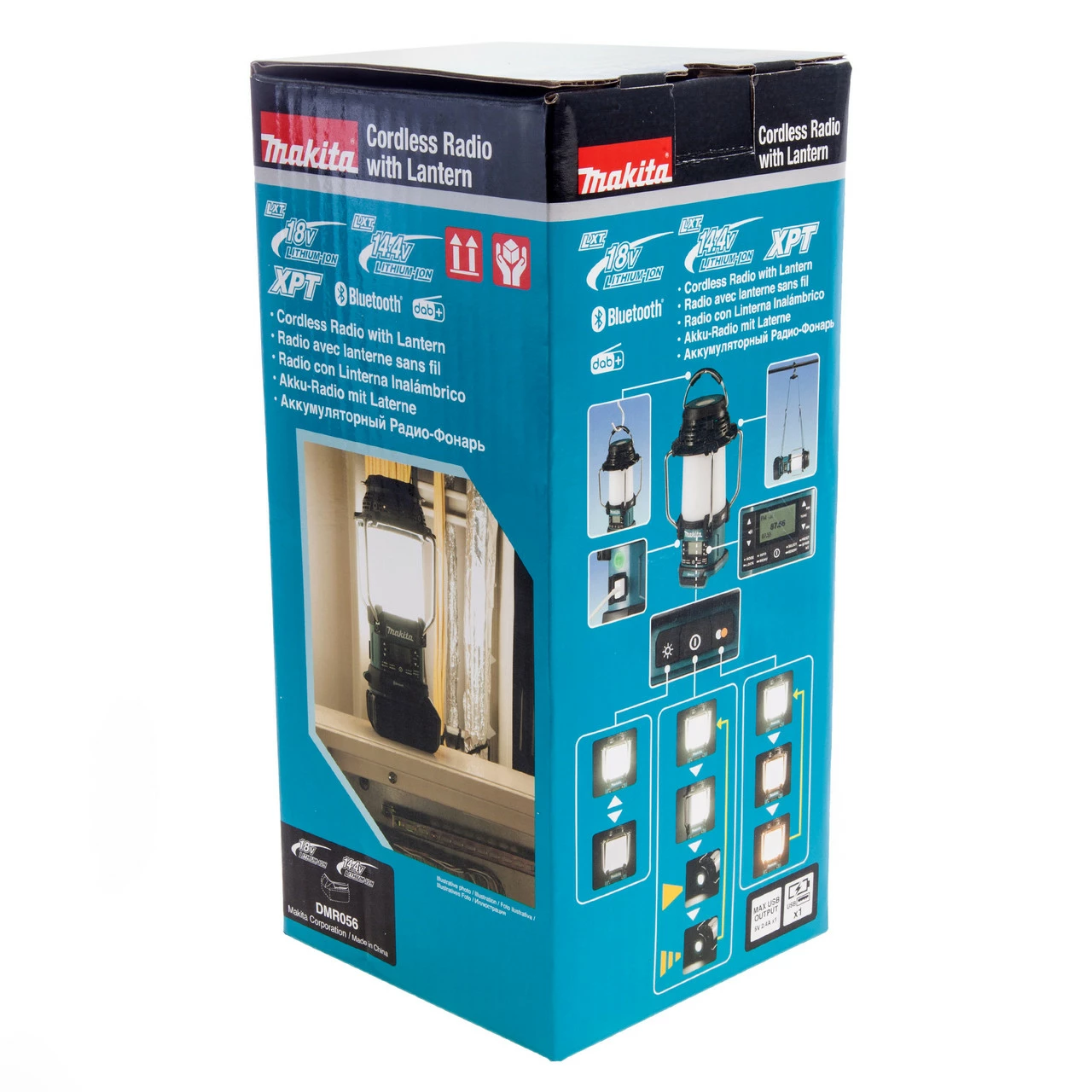 Makita DMR056 18V/14.4V LXT AM/FM Bluetooth DAB/DAB+ Radio Lantern (Body Only) - Image 3