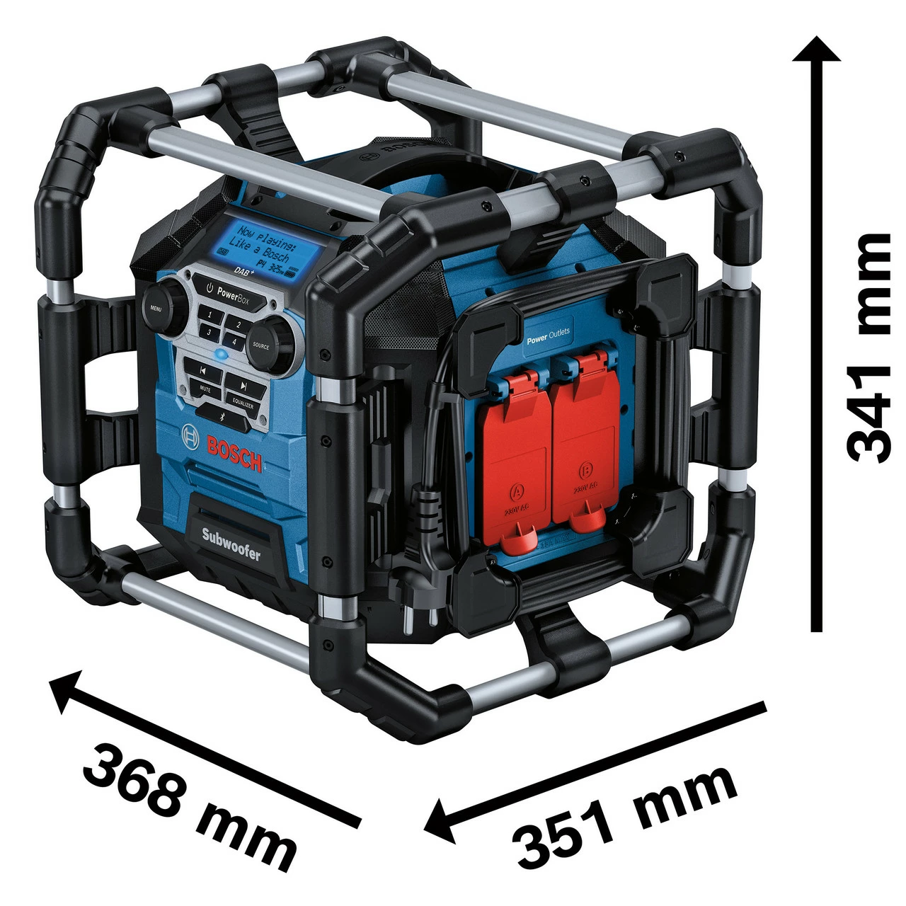 Bosch GPB 18V-5 SC Professional Job Site Radio (Body Only) - Image 2