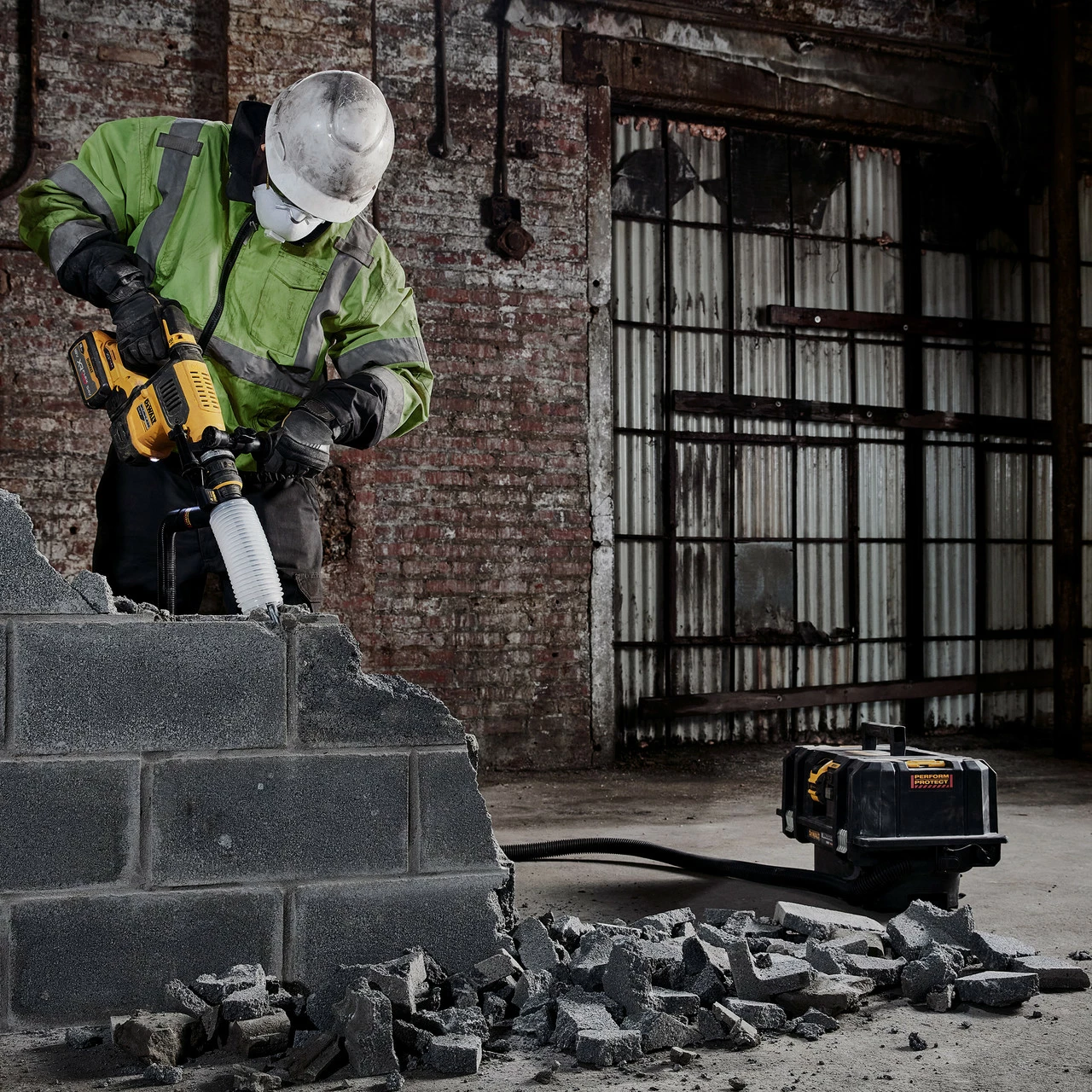 Dewalt DCH417NT 54V XR 32mm Flexvolt SDS Plus Rotary Hammer With QCC (Body Only) - Image 4