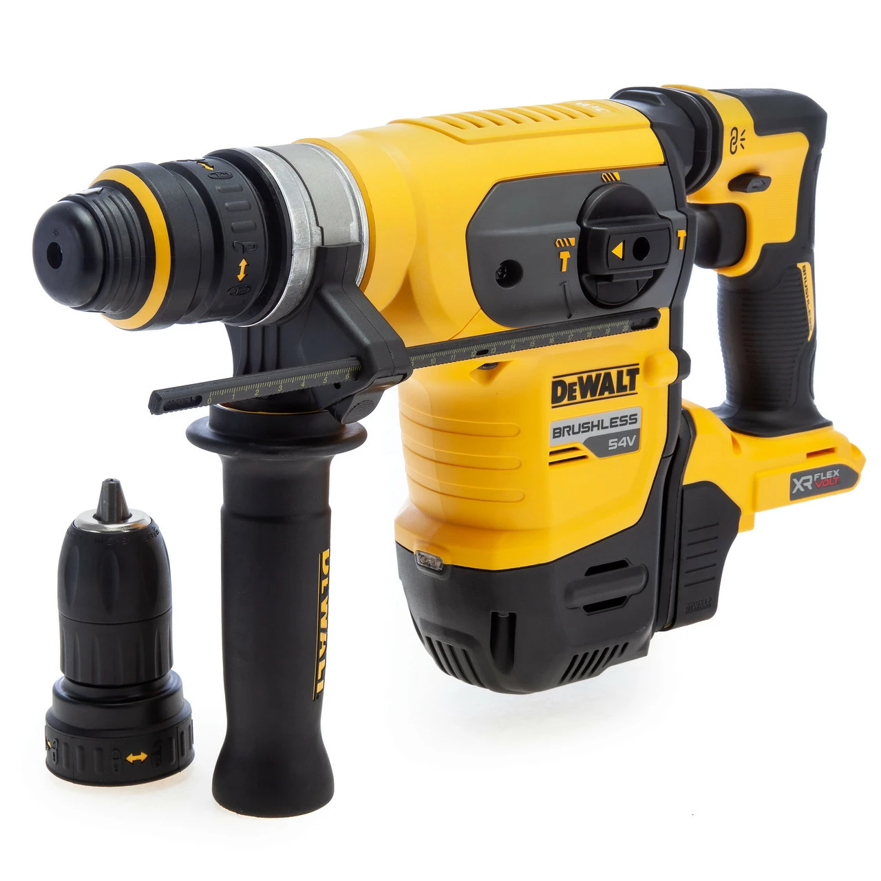Dewalt DCH417NT 54V XR 32mm Flexvolt SDS Plus Rotary Hammer With QCC (Body Only) - Image 2