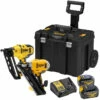 Dewalt DCK264M2T 18V XR Framing & Finishing Nailer (2 X 4.0Ah Batteries) In TSTAK Rolling Case