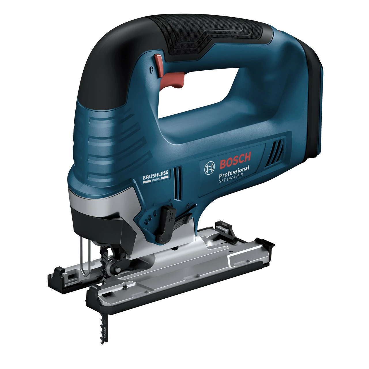 Bosch GST 18V-125 B Professional Brushless Jigsaw With Bow Handle (Body Only)