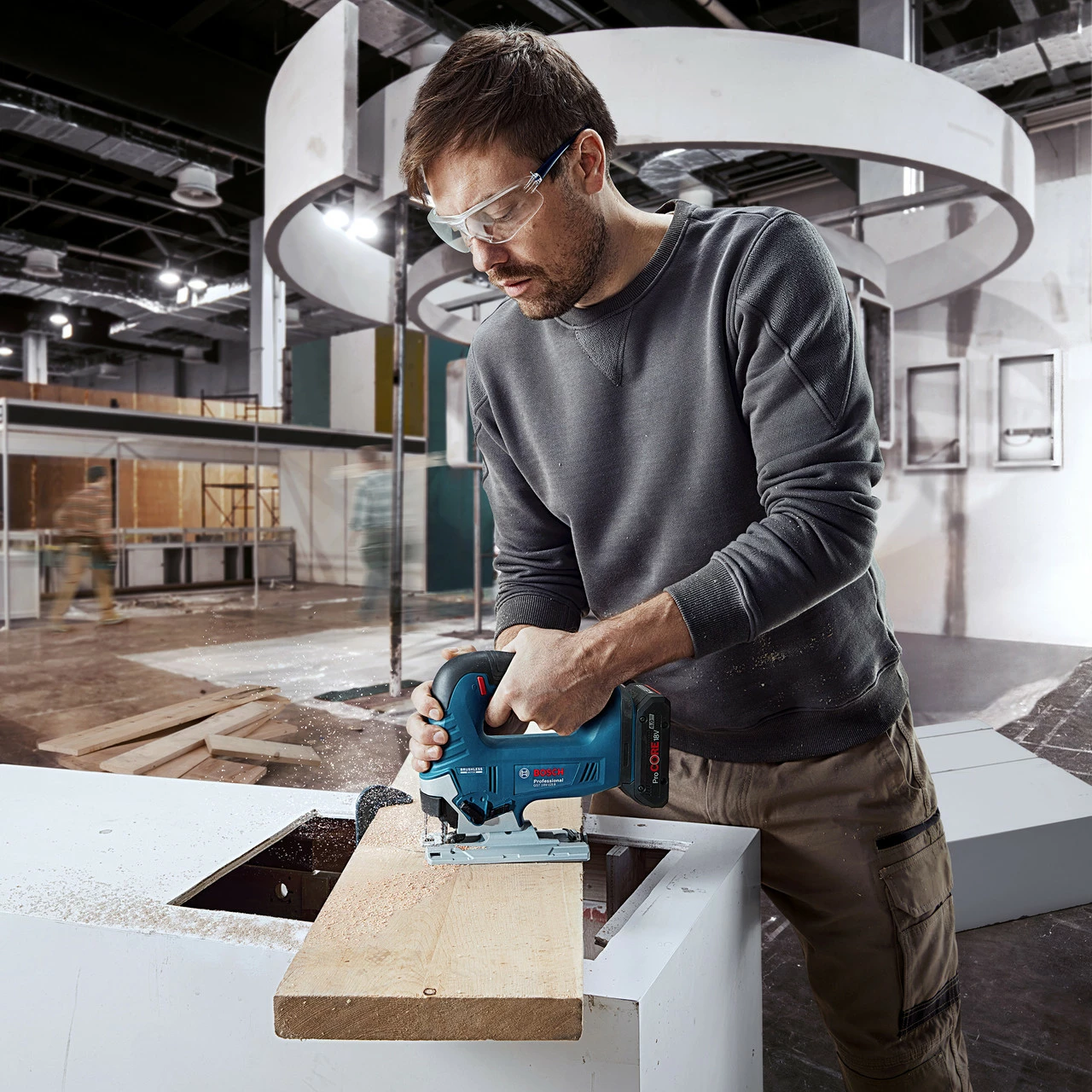 Bosch GST 18V-125 B Professional Brushless Jigsaw With Bow Handle (Body Only) - Image 4