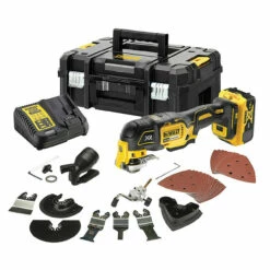 Dewalt DCS356P1 18V XR Brushless Multi Tool With 35 Accessories (1 X 5.0Ah Battery)